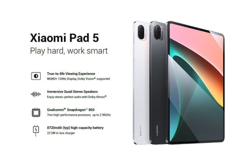 Snapdragon860搭載の高性能AndroidタブレットXiaomi Pad5が発売!先行セールも!