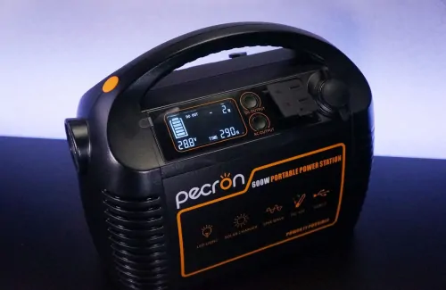 PECRON P600 ポータブル電源のレビュー！4WAY充電＆出力で大容量160555mAhバッテリー！