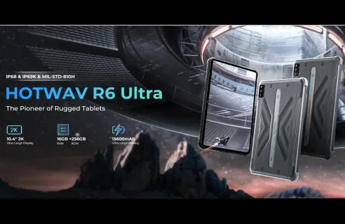 タフネスタブレット HOTWAV R6 Ultra！IP69Kで過酷な環境での動作可能！