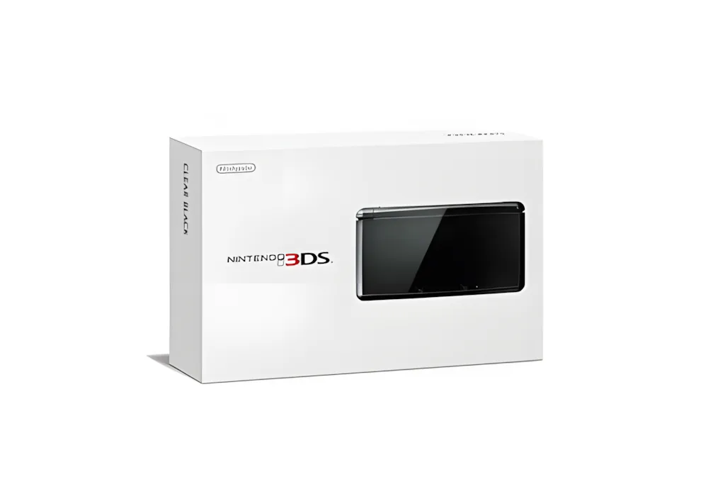 【訳あり】ニンテンドー3DS クリアブラック ニンテンドー3DS クリアブラックとピュアホワイトとライトブルー