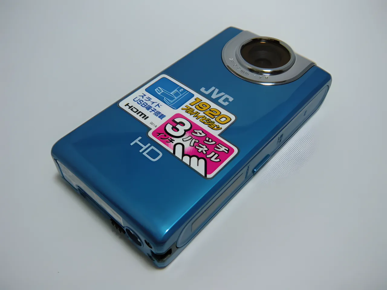 JVC HDメモリーカメラ GC-FM1 青 JVC | GC-FM1 PICSIO