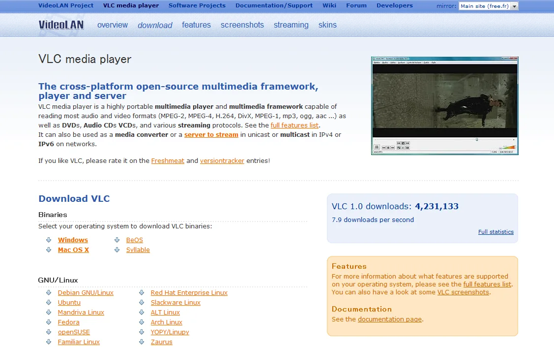 ついに待望の正式版リリース！「VLC Media Player 1.0.0」が公開！ - ShopDD