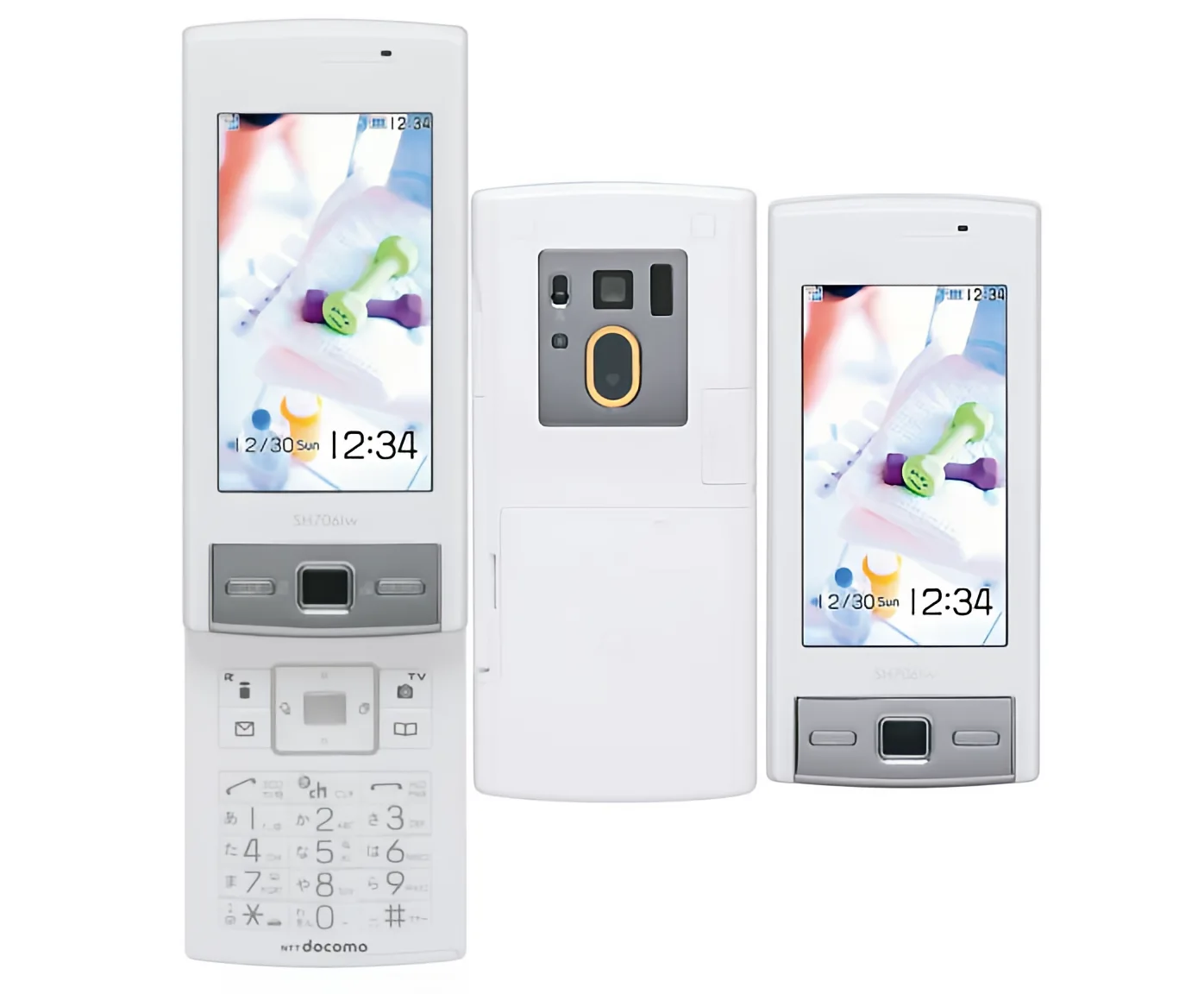 ホワイト フリップ式携帯電話 本体 NTTドコモ FOMA 「906i/706iシリーズ」発表！ 706iシリーズ編 - ShopDD