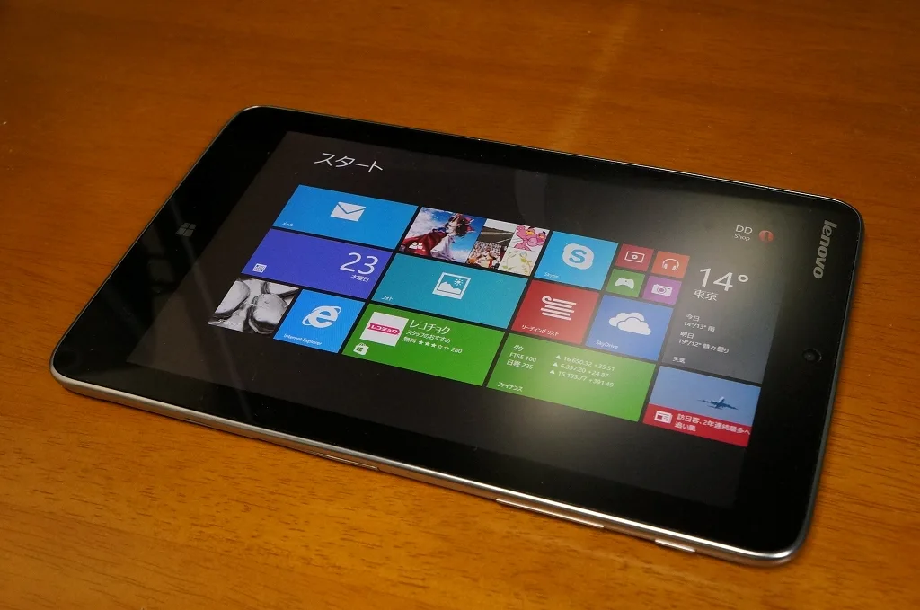 【週末特化】 Lenovo Miix 2 8 Win10 350g 付属品多数 激安で薄型軽量Windows8タブレットLenovo Miix 2 8を買ってみた