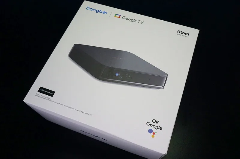 小型でハイスペックなプロジェクター Dangbei Atomのレビュー！Google