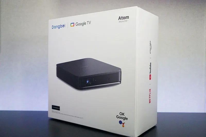 小型でハイスペックなプロジェクター Dangbei Atomのレビュー！Google
