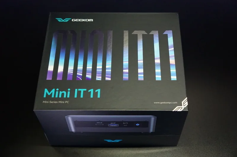 超小型ミニPC GEEKOM Mini IT11のレビュー！i7-11390H/32GB/1TB