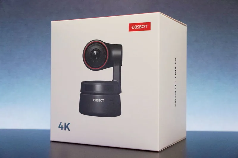 4K画質でAI顔認識追跡撮影が可能なWEBカメラOBSBOT Tiny 4Kの