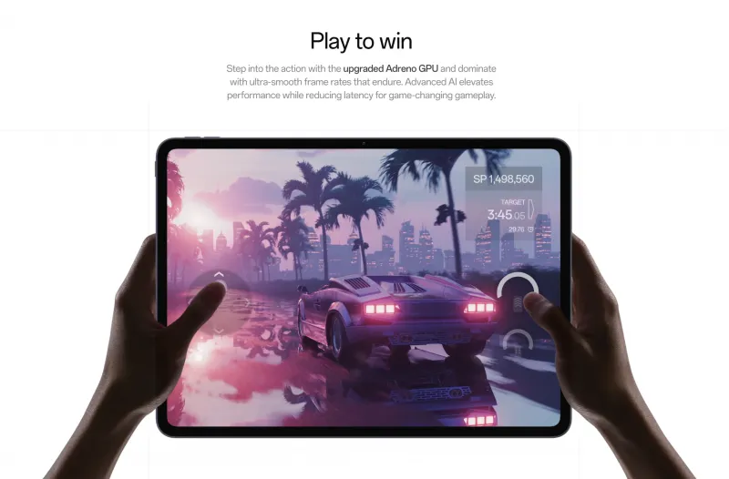 Snapdragon 8 Elite搭載の高性能タブレットOnePlus Pad 3がセール