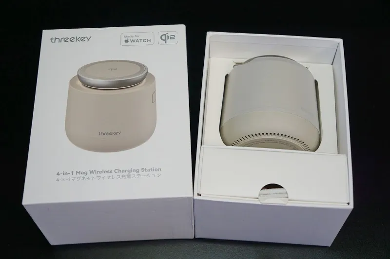 新品 THREEKEY 4in1 MFI PSE認証 ワイヤレス充電器 おしゃれ Amazon.co.jp: Threekey【Apple公認・MFi・Qi2・PSE公式認定