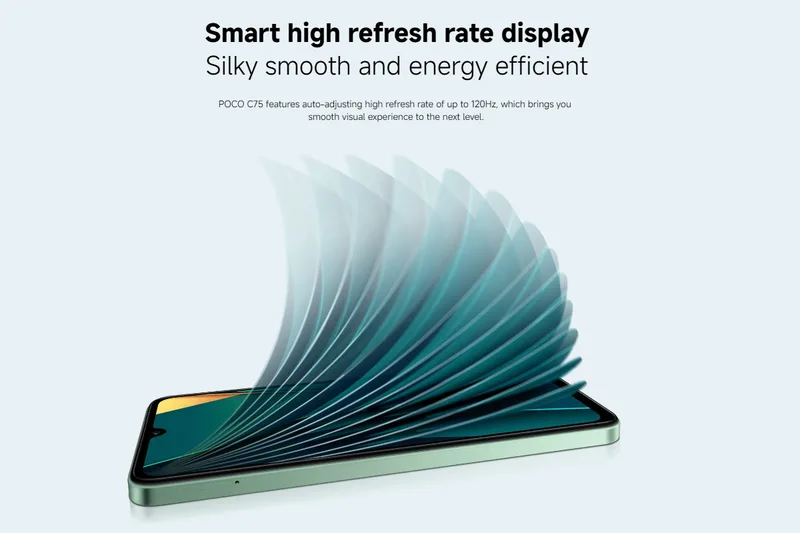 POCO C75がセール！87ドルで買えるコスパの良いエントリースマホ