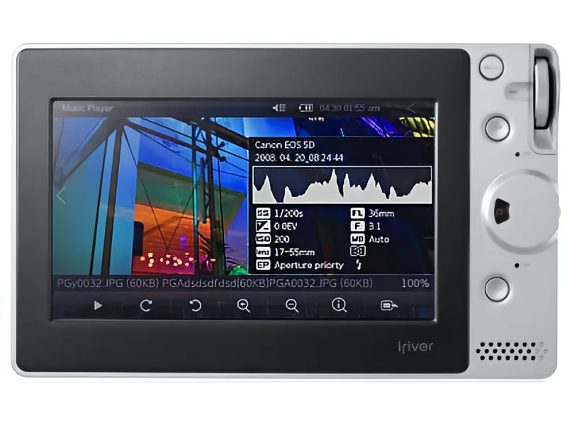 iriver 4.1型有機EL搭載80GBのHDDプレーヤー「P20」を限定発売！ - ShopDD